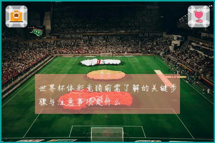 世界杯体彩竞猜前需了解的关键步骤与注意事项是什么