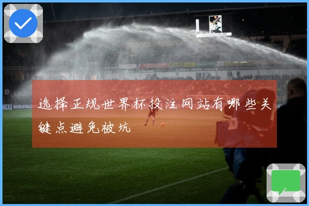 选择正规世界杯投注网站有哪些关键点避免被坑