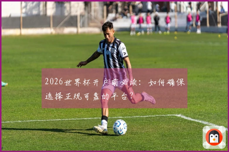 2026世界杯开户前必读：如何确保选择正规可靠的平台？